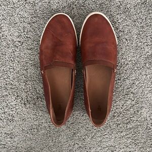 Frye leather flats size 8